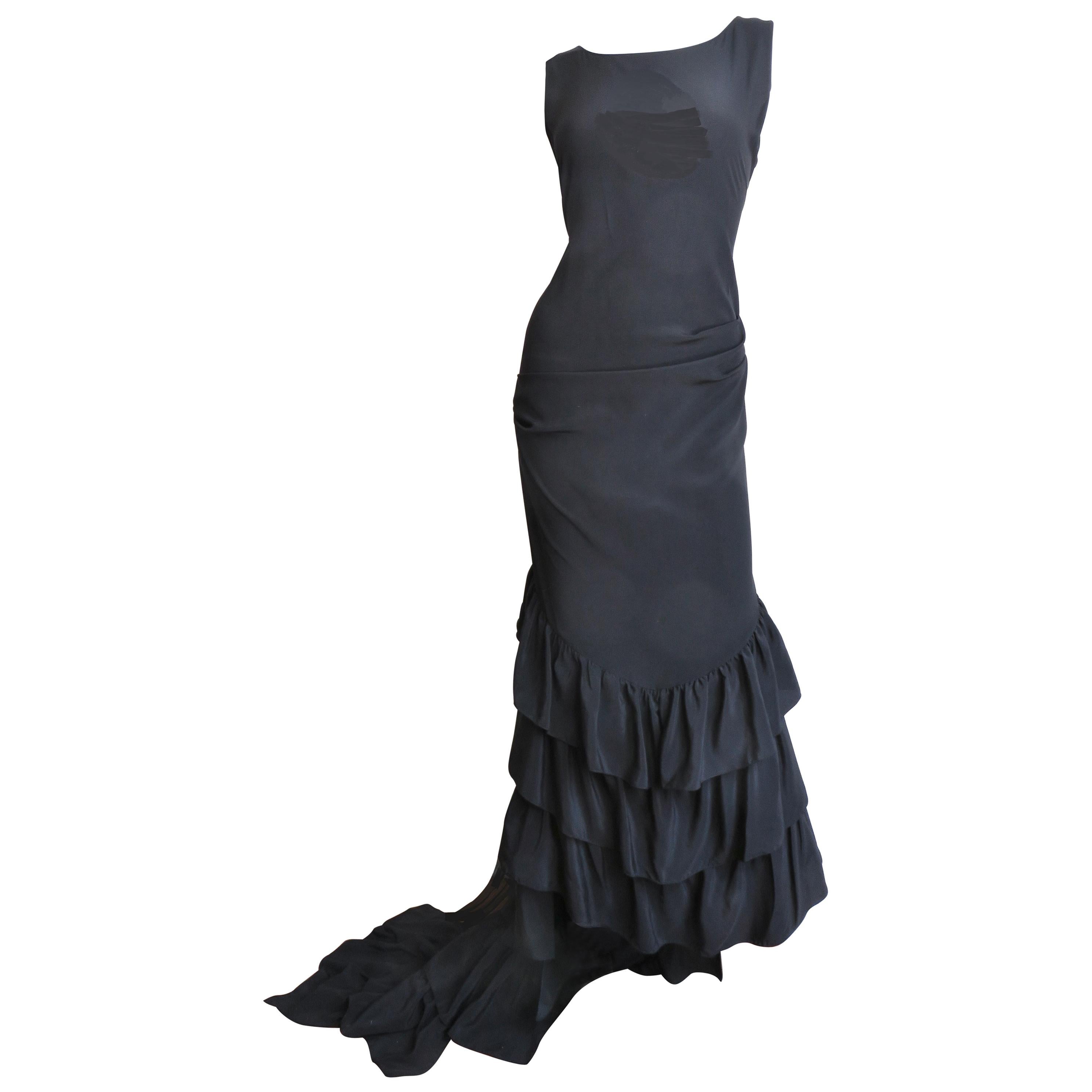 Vintage Long Black Dress